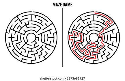Juego de rompecabezas Circular Avanzado Y Solución	