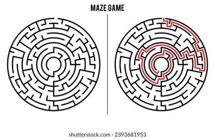 Advanced Circular Maze Puzzle Game And Solution	