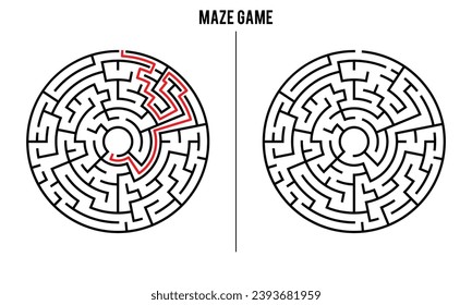 Advanced Circular Maze Puzzle Game And Solution	
