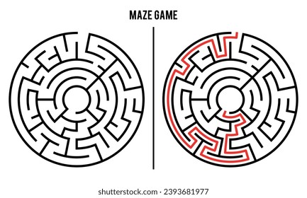 Juego de rompecabezas Circular Avanzado Y Solución	