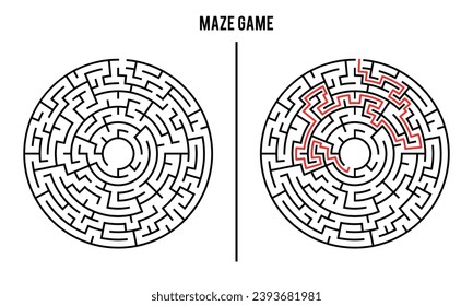 Juego de rompecabezas Circular Avanzado Y Solución	
