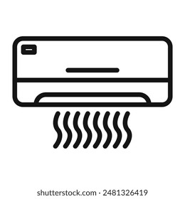 Advanced Climate Control Air Conditioner Icon for HVAC Systems
