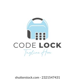 advanced code lock logo design
