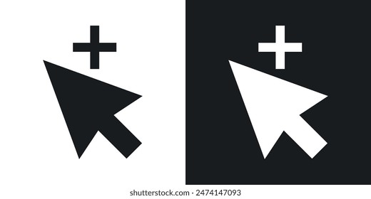 Advanced Cursor Icon Set. Vector of an Enhanced Computer Cursor.