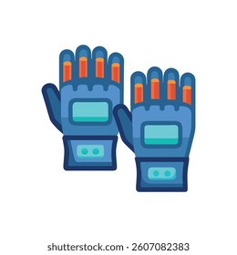 Advanced Digital Weighted Resistance Trainer Icon. Design of Fitness and Gym Icons.