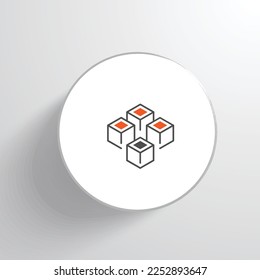 Advanced Ecosystem icon vector design