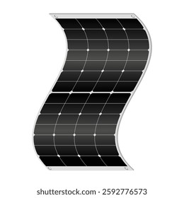 Advanced Flexible Solar Panel Technology - Lightweight and Versatile for Optimal Energy Output in Diverse Settings.
