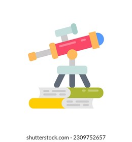 Icono de Educación Avanzada Futura en vector. Ilustración