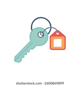 An advanced icon illustrating a property key for security.