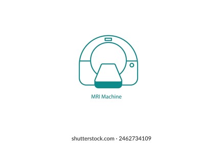 Advanced MRI Machine Medical Imaging Icon