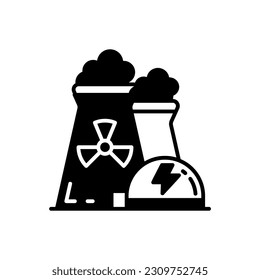 Advanced Nuclear Energy Symbol in Vektorgrafik. Illustration