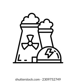 Advanced Nuclear Energy icon in vector. Illustration