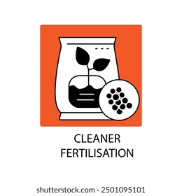 Icono de Tecnología de fertilización cuántica avanzada con trazo editable.