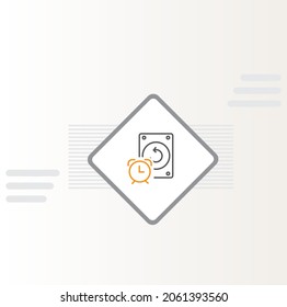 Diseño vectorial de icono Opciones de recuperación avanzadas