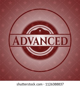 Advanced red emblem