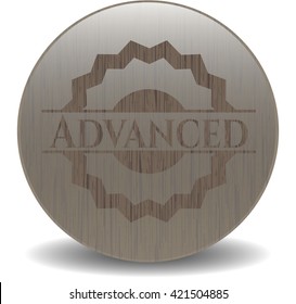 Advanced retro style wood emblem