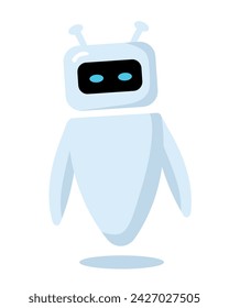 advanced robotics android illustration vector