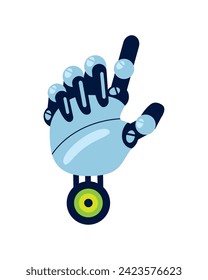 advanced robotics hand illustration design