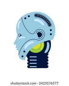 diseño avanzado de ilustraciones de inteligencia robótica