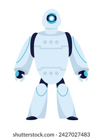 advanced robotics machine illustration vector