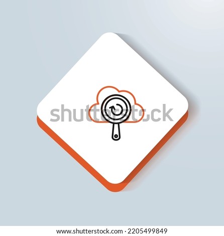 Advanced search and filtering icon vector design