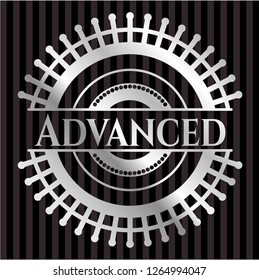 Advanced silvery badge or emblem