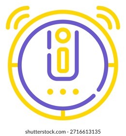 Um vácuo inteligente avançado para limpeza automatizada.