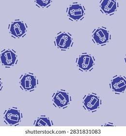 advanced supply chain industry 4 glyph vector seamless pattern. advanced supply chain industry 4 thin illustration