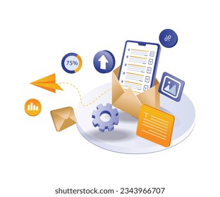 Advanced technology email marketing data