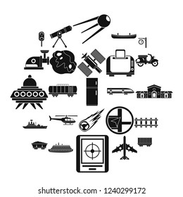 Advanced technology icons set. Simple set of 25 advanced technology vector icons for web isolated on white background