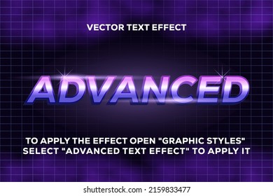 advanced text effect fully editable