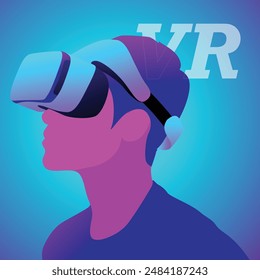 Advanced Virtual Reality Headset Technology Experience