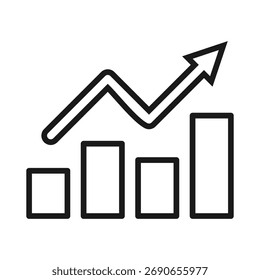 Advancement Simple Icon Vektorgrafik-Konzept
