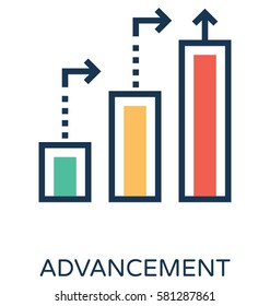 Advancement Vector Icon