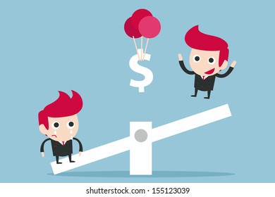  advantage business concept , vector