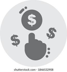 Advantage icon any purpose mobile application presentation website