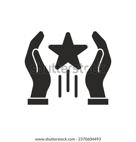 Advantage icon. Vector icon isolated on white background.