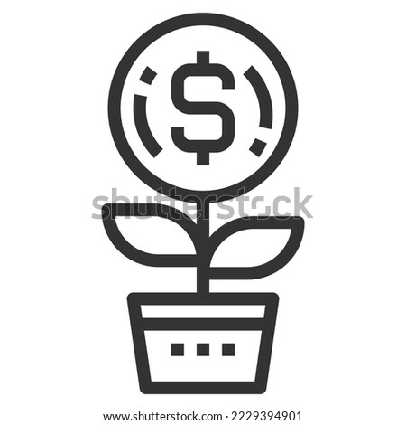 ADVANTAGE LINE ICON VECTOR , Business Icon 