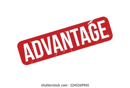 Advantage-Gummistempel-Siegel-Vektorgrafik