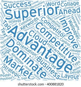 advantage,Word cloud art  background