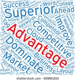 advantage,Word cloud art  background