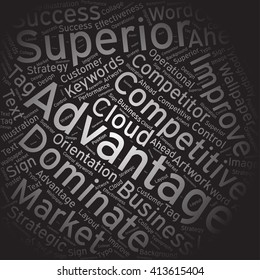 advantage,Word cloud art background