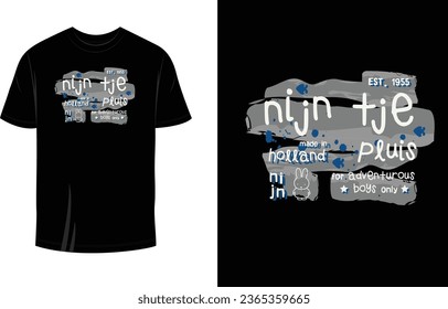 Advanturous Boys Print Ready T Shirt Design