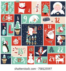 Advent calendar and christmaa decoration