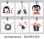 Advent calendar.Six days of christmas. One of the four parts of the calendar. Look in my portfolio.