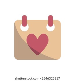 Advent calendar valentine day icon vector basic design simple and modern concept graphic