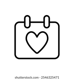 Advent calendar valentine day icon vector basic design simple and modern concept graphic