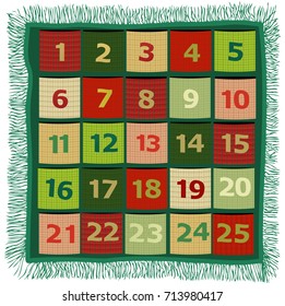 Advent handcraft calendar