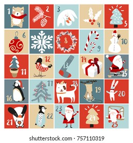 Advent vector template
