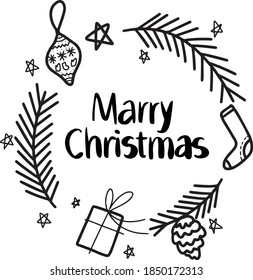 ADVENT WREATH MARRY CHRISTMAS HAPPY NEW YEAR